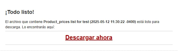 Download message