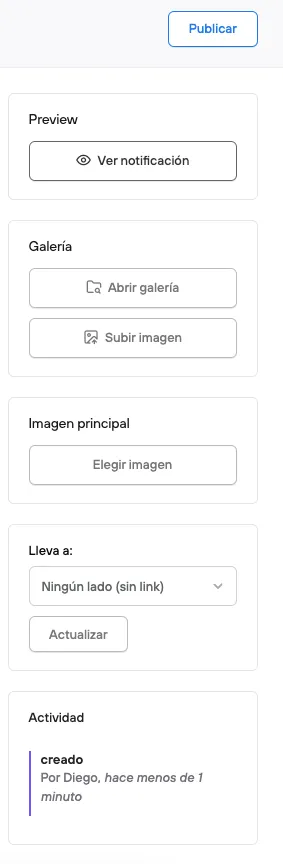 Advanced push notification settings