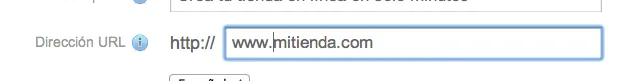 Edit URL field